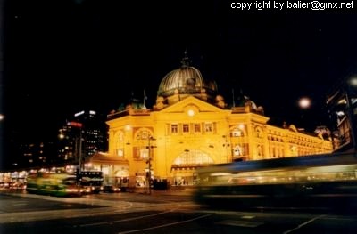 Melbourne`s Flinders Street Station