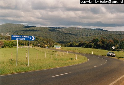 Die Great Ocean Road bei Johanna